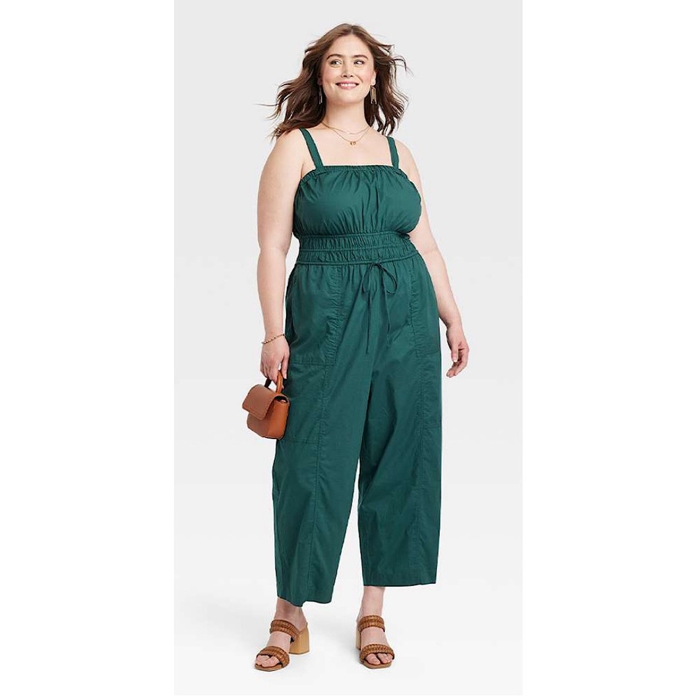Universal Thread Sleeveless Green Jumpsuit XXL